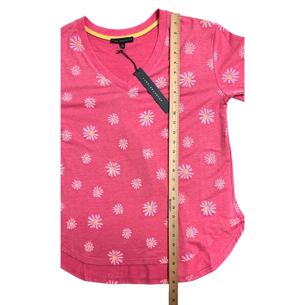Jane & Delancey Women's  V-Neck Pullover Top Long Sleeve Size M Pink - Picture 9 of 9